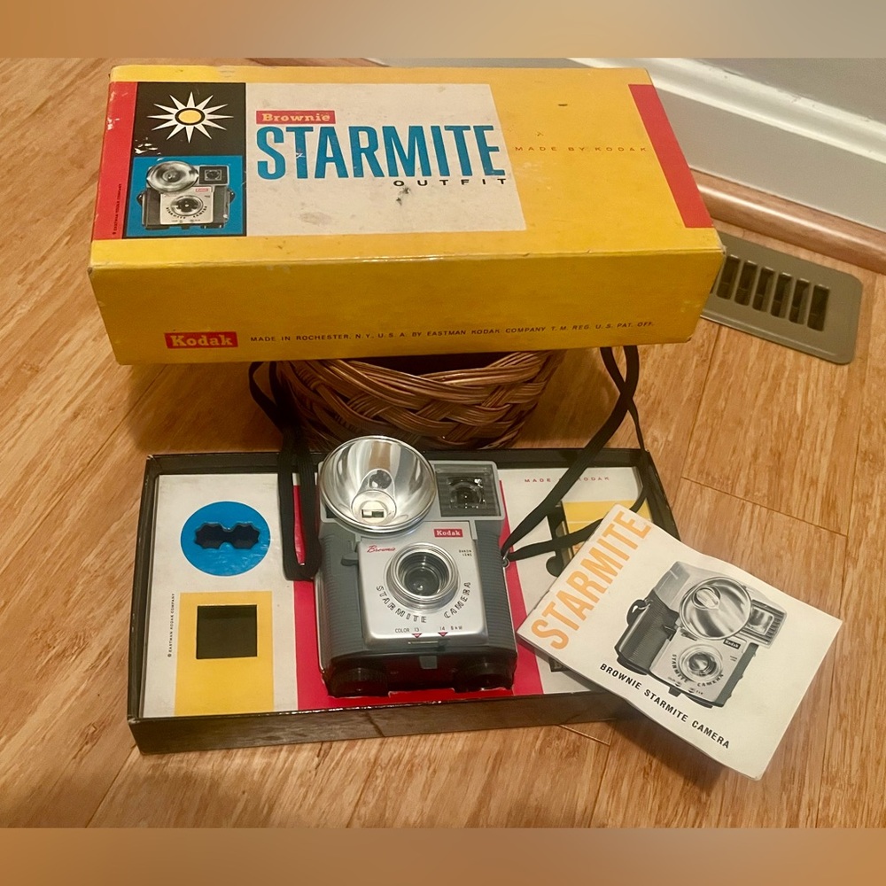 Kodak Brownie Starmite Camera - Classic Silver and Black
